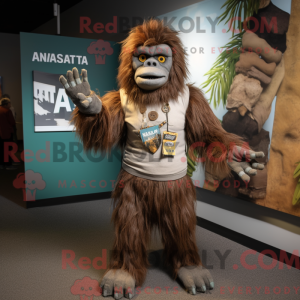 Sasquatch maskot kostume...