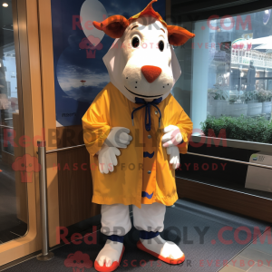 Postava maskota Jersey Cow...