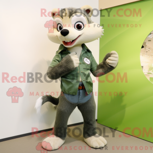 Oliven Ferret máscara de...