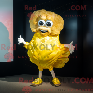 Yellow Oyster mascot...
