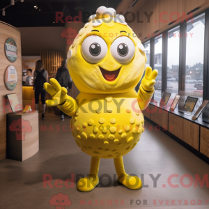 Yellow Oyster mascot...