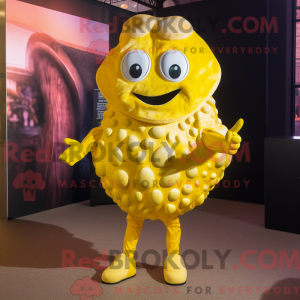 Yellow Oyster mascot...