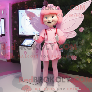 Postava maskota Pink Tooth...