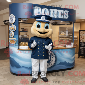 Navy Bagels mascottekostuum...