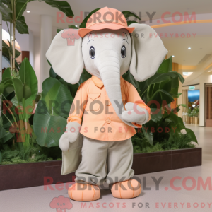 Peach Elephant maskot...