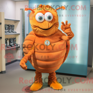 Orange Trilobite mascot...