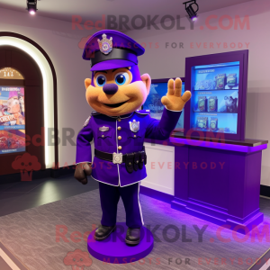 Purple Police Officer...