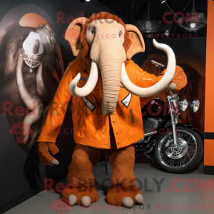 Orange Mammoth mascot...