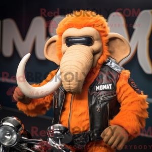 Orange Mammoth maskot...