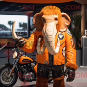 Orange Mammoth mascot...
