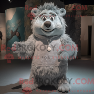 Gray Ice maskot kostume...