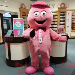 Pink Chocolates mascot...