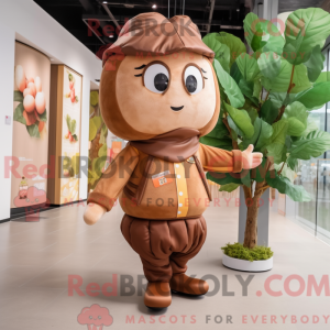 Brown Apricot mascot...
