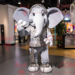 Silver Elephant mascot...