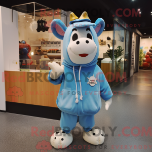 Sky Blue Jersey Cow...