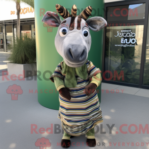 Oliven Quagga máscara de...
