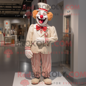 Cream Clown mascot costume...