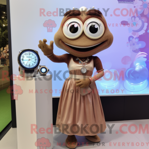 Brown Wrist Watch mascot...