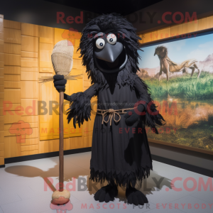 Black Scarecrow mascot...
