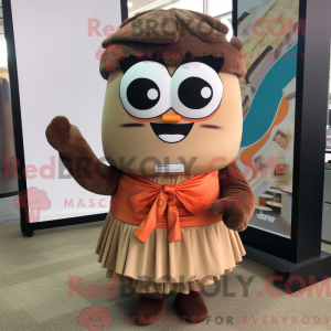 Brown Sushi mascot costume...