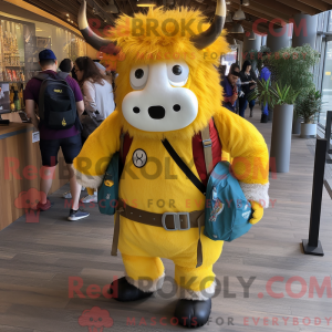 Lemon Yellow Yak mascot...