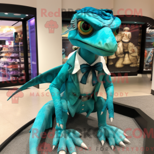 Turkis Dimorphodon maskot...