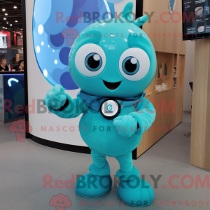 Turquoise But mascot...