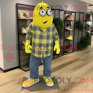 Lemon Yellow Grenade mascot...