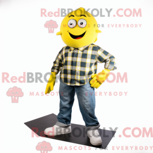 Lemon Yellow Grenade mascot...