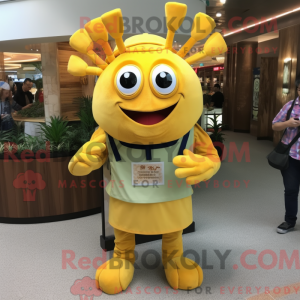 Yellow Crab Cakes mascot...