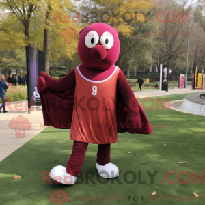 Maroon Soccer Goal...
