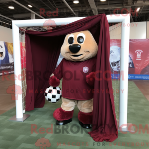 Maroon Soccer Goal...