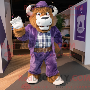 Lavendel Bison máscara de...