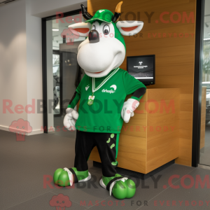 Forest Green Cow mascot...