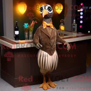 Brown Quail mascot costume...