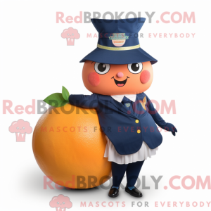 Navy Grapefruit mascot...