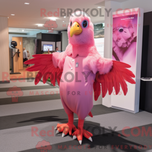 Pink Pheasant mascot...