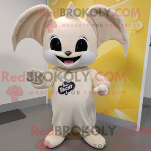 Cream Bat mascot costume...