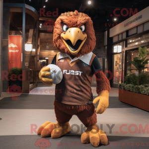 Rust Eagle-maskotdraktfigur...