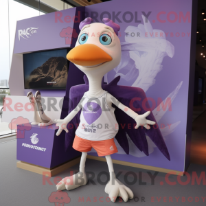 Lavender Pterodactyl mascot...