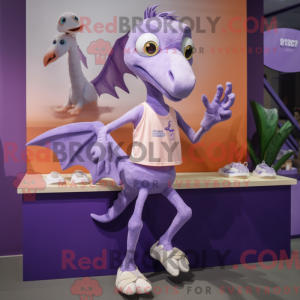 Lavender Pterodactyl mascot...