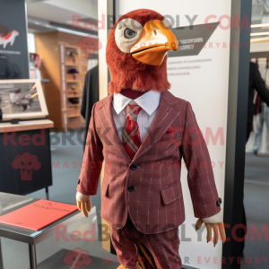 Maroon Pheasant mascot...