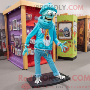 Máscara de zumbi turca com...