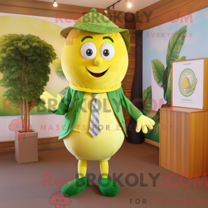 Olive Lemon mascot costume...