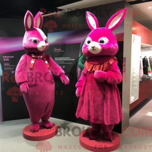 Disfraz de mascota Magenta...