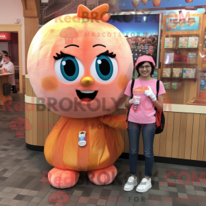 Peach Cupcake mascot...