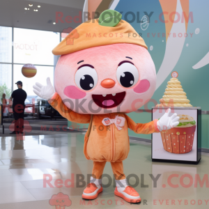 Peach Cupcake maskot...