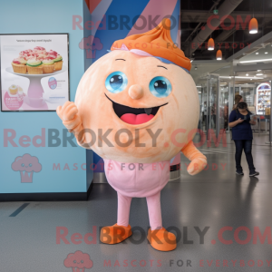 Peach Cupcake Maskottchen...