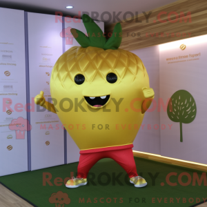 Gold Strawberry maskot...