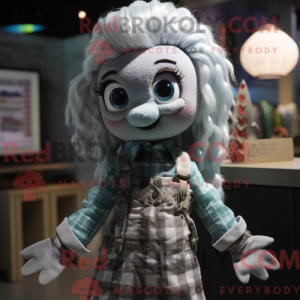 Silver Mermaid mascot...